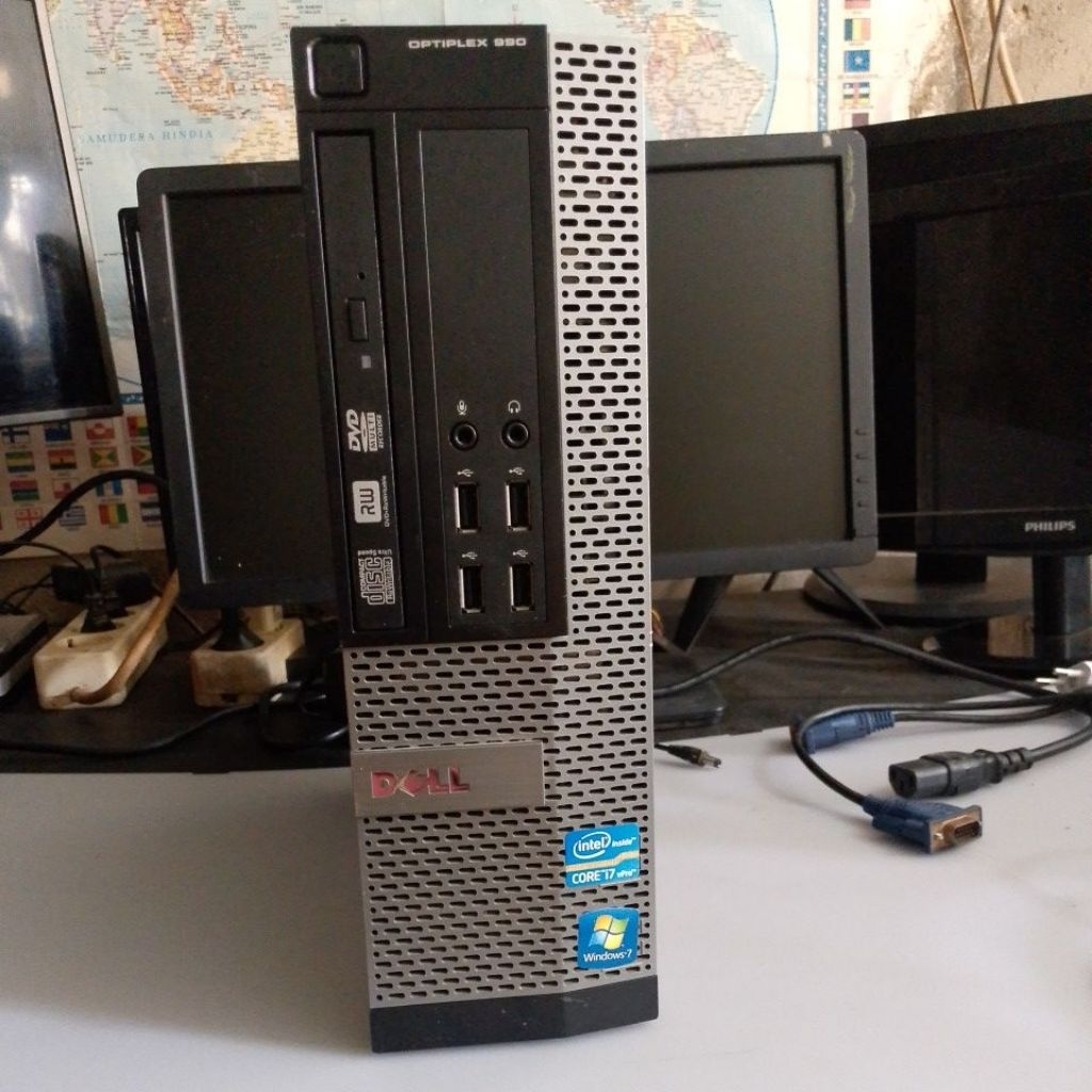 Cpu dell i7 gen 2 bekas normal spack baca keterangan