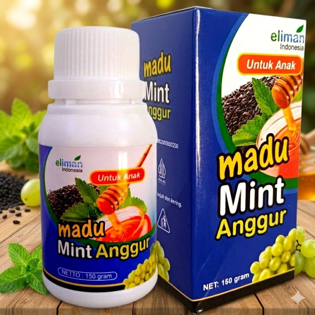 Madu Batuk Anak Rasa Anggur Eliman