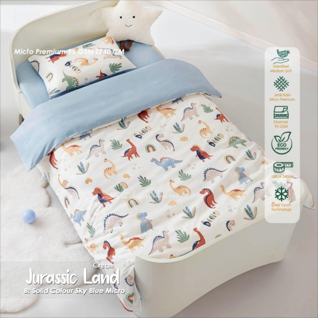 Bedcover set sprei dino bedcover set 90x200 bedcover set 100x200 bedcover set 120x200 bedcover set 1