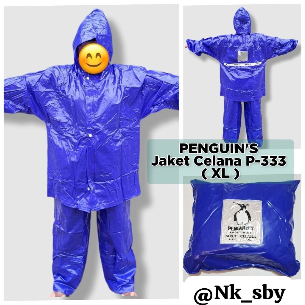 ( P-333 Penguin's ) Jas Hujan Jaket Celana P-333 Penguins | Jas Hujan Jaket Celana P-333 Penguin's