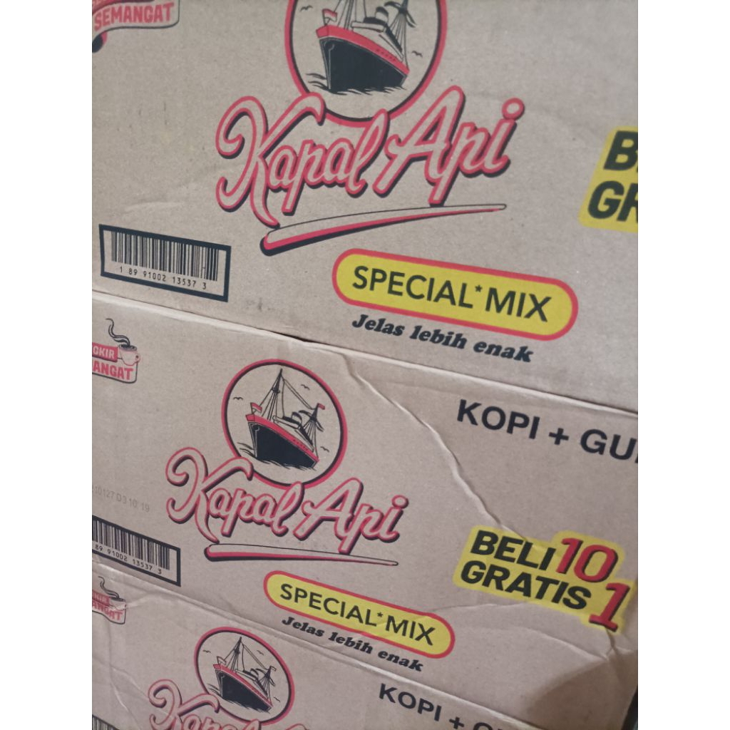 Kopi kapal api spesial mix 23gr 10+1 1 dus