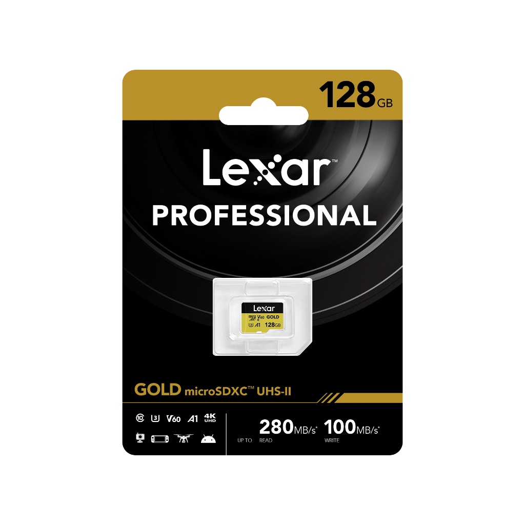 LEXAR MICROSD GOLD UHS-II 128GB