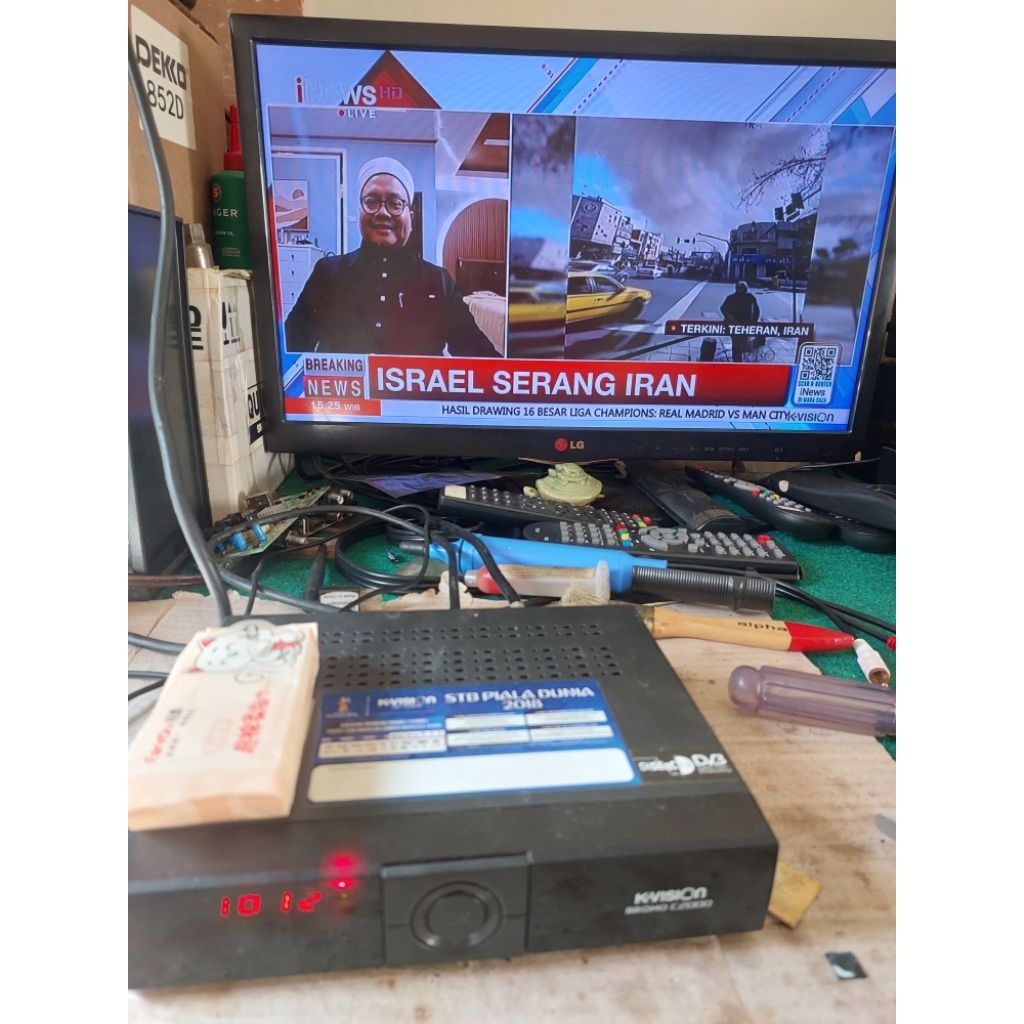 K vision Bromo bekas + Remot + Adaftor