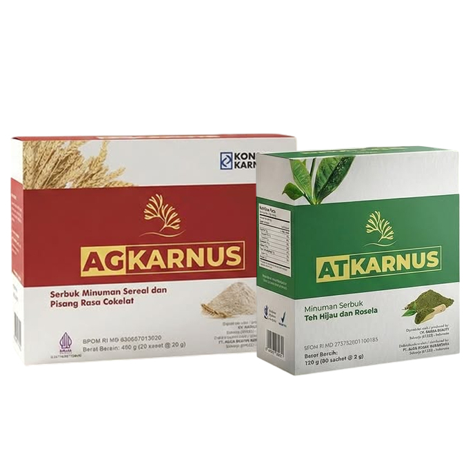 PAKET ALGA KOLAGEN (AG KARNUS & AT KARNUS) Alga Gold Sereal dan Algatea