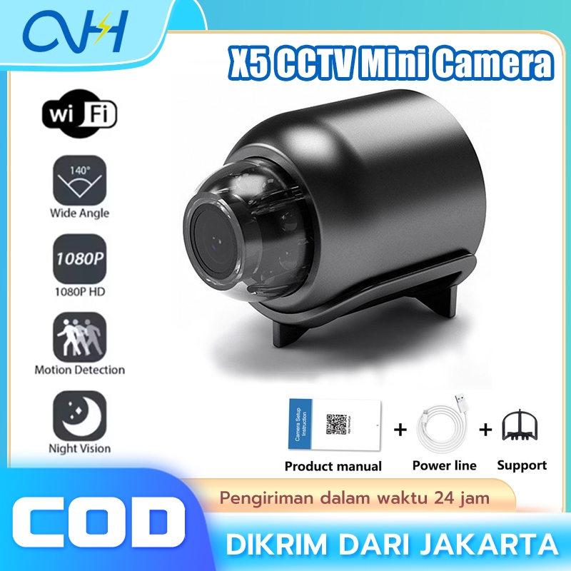Wifi kamera CCTV mini tersembunyi Wide Angle CCTV cctv bentuk penyamaran Mini bluetooth Hidden Camer
