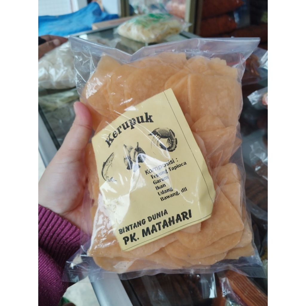 250gr Kerupuk Udang Asli Sidoarjo Kerupuk Udang Gurih Renyah Tanpa Di Jemur