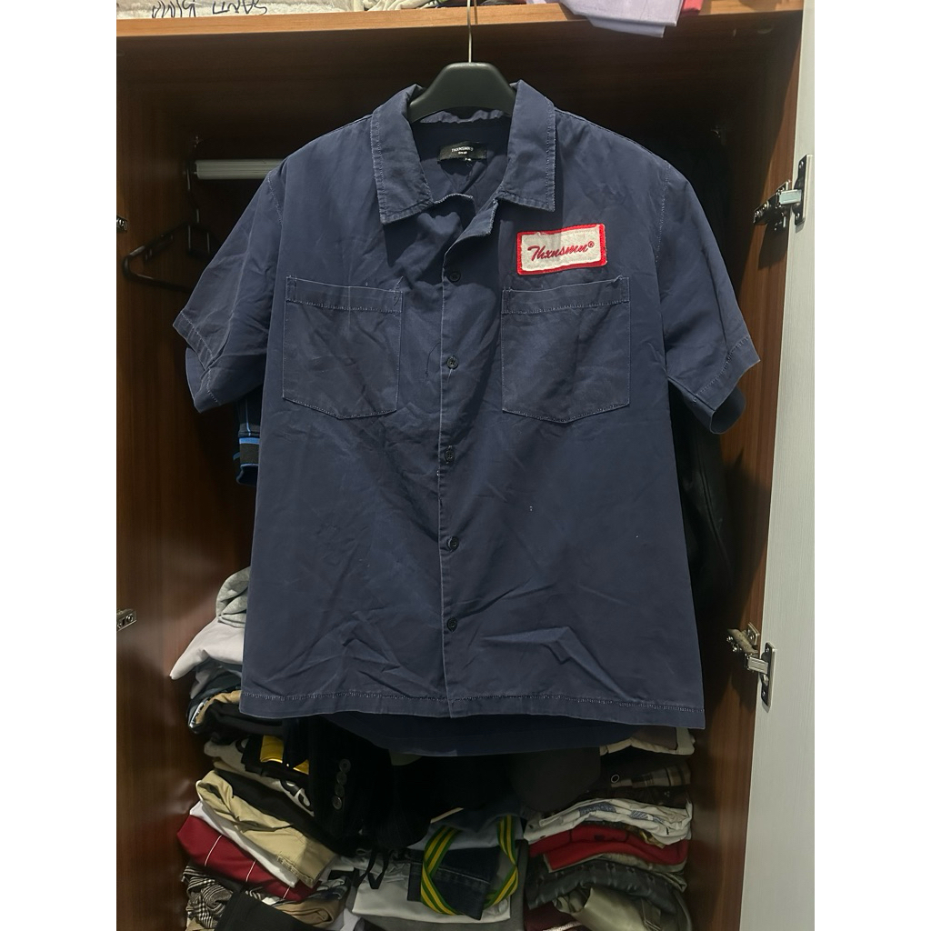THANKSINSOMNIA WORKSHIRT NAVY