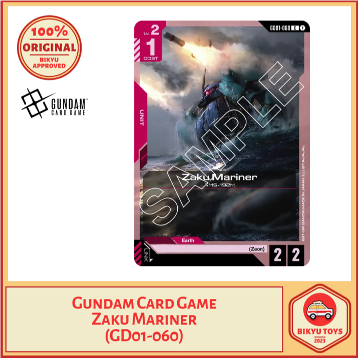 Gundam Card Game Zaku Mariner (GD01-060) ENGLISH EN ORIGINAL
