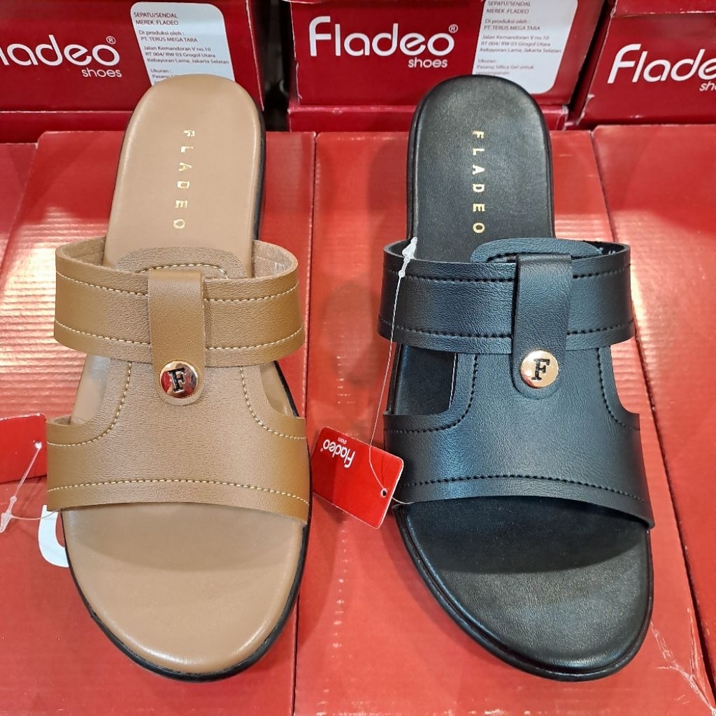 sandal wanita fladeo hak 7 cm