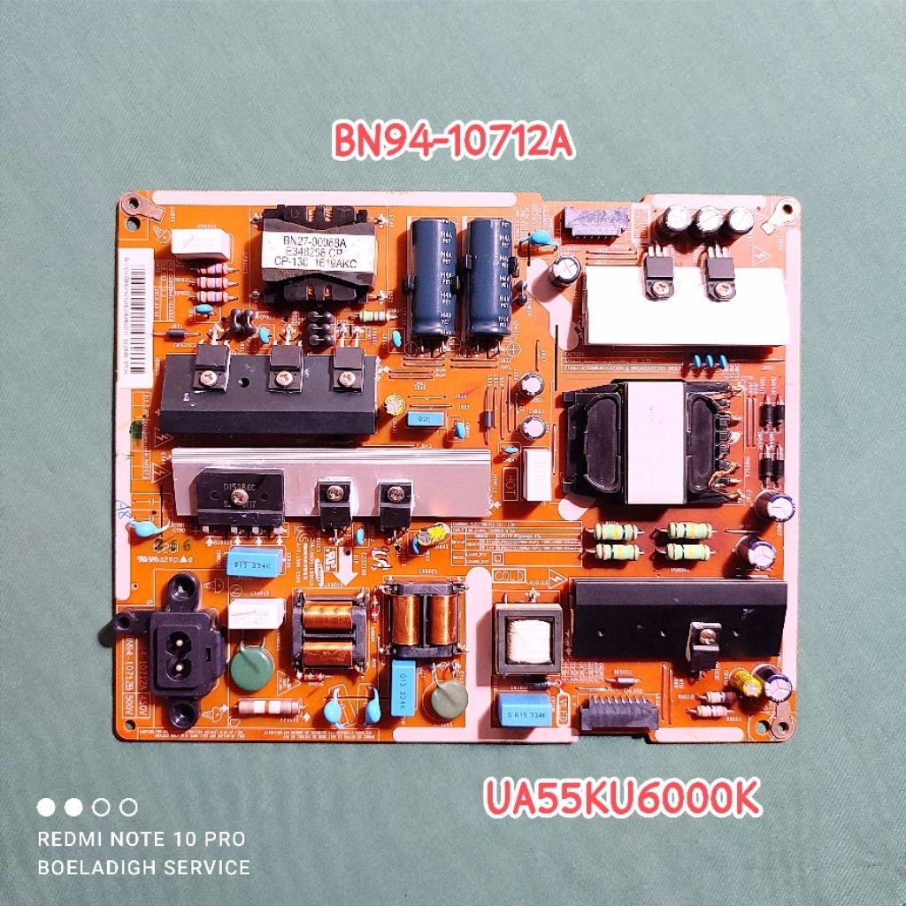 PSU Power Supply TV LED Samsung UA55KU6000K UA55KU6000 Smart Digital BN94-10712A