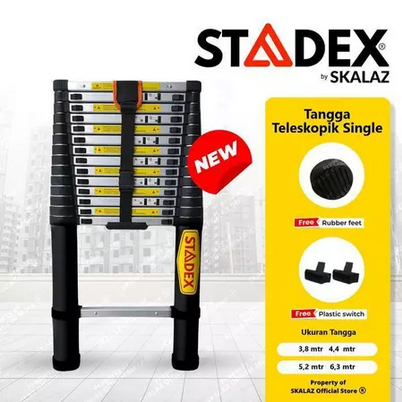 TANGGA STADEX Teleskopik Single Alumunium 6,3 meter by Skalaz