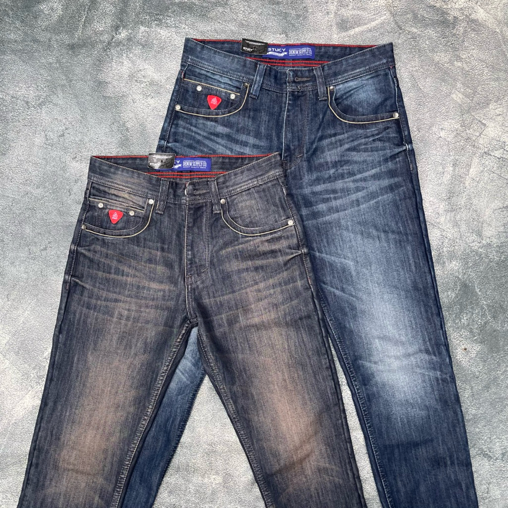 [STUCY JEANS] Exclusive Modern Regullerfit | Celana jeans panjang pria Non stretch