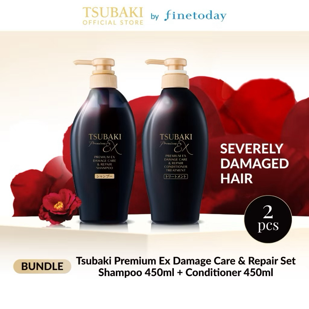 Tsubaki Shampoo & Conditioner Tsubaki Premium Ex Damage Care 450 ml