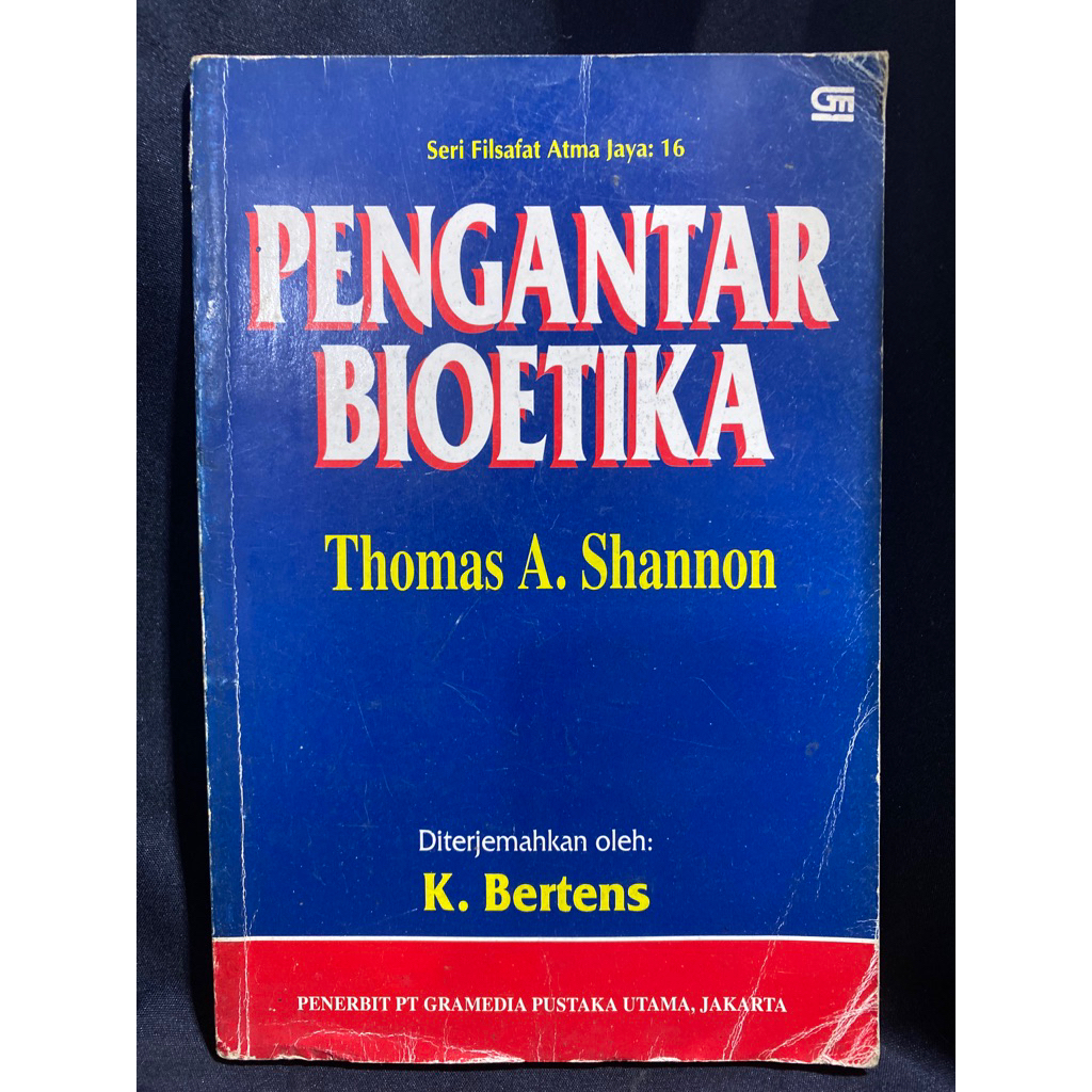 Buku Original PENGANTAR BIOETIKA - THOMAS A. SHANNON