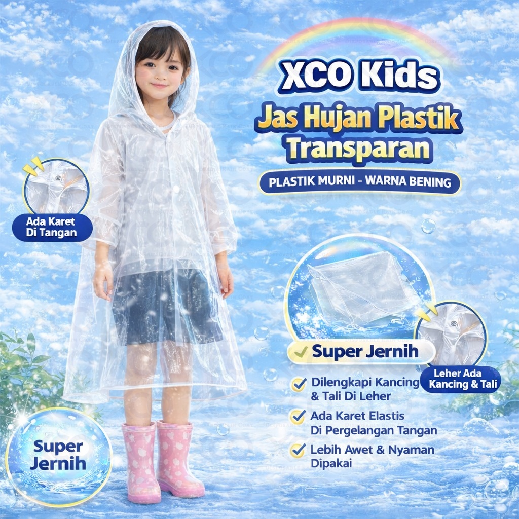Jas Hujan Anak Anak - Jas Hujan kids - Mantel Anak - Mantel Hujan Anak - Jas Hujan Anak Pria - Jas H