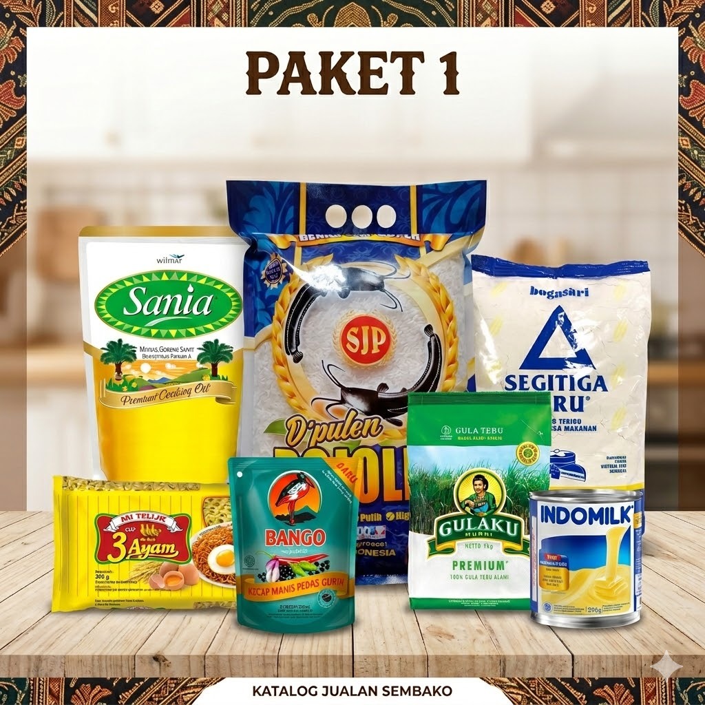 PAKET SEMBAKO LENGKAP MURAH SURABAYA #PAKET 1