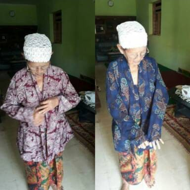 Kebaya nenek modern/ Kebaya sifon motif print/ kebaya bali/ kebaya jadi sifon lengen panjang/Kebaya 