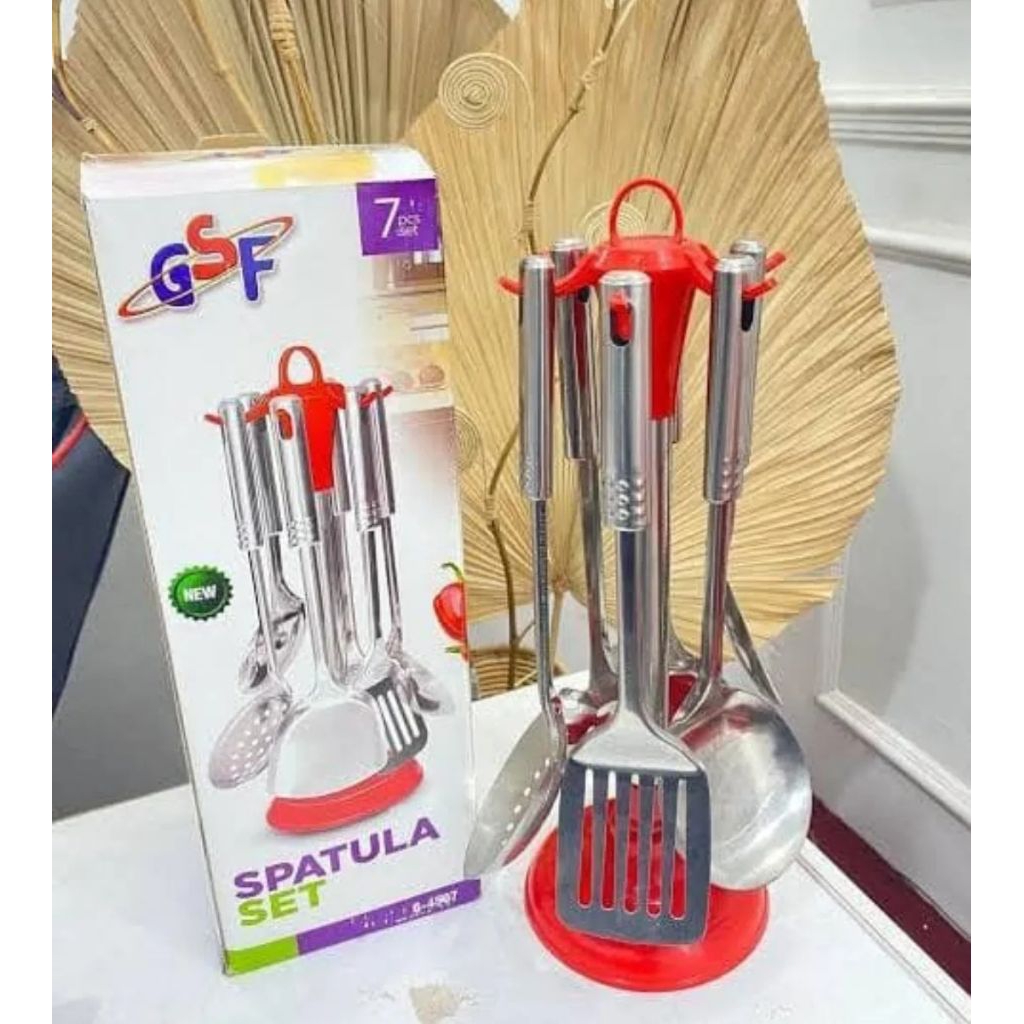 Set Spatula GSF / Set Alat Masak/ Alat Masak 7in1