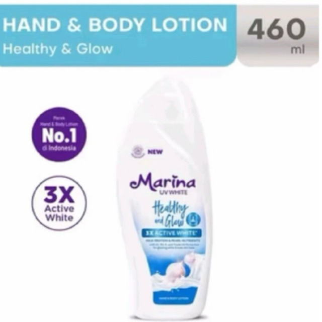 Body Lotion Marina White Biru