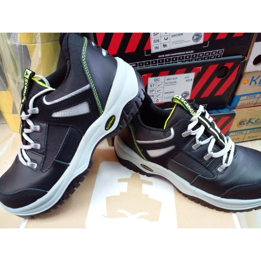 Sepatu Safety SCANDIA ScanNero Original Made in Italy
