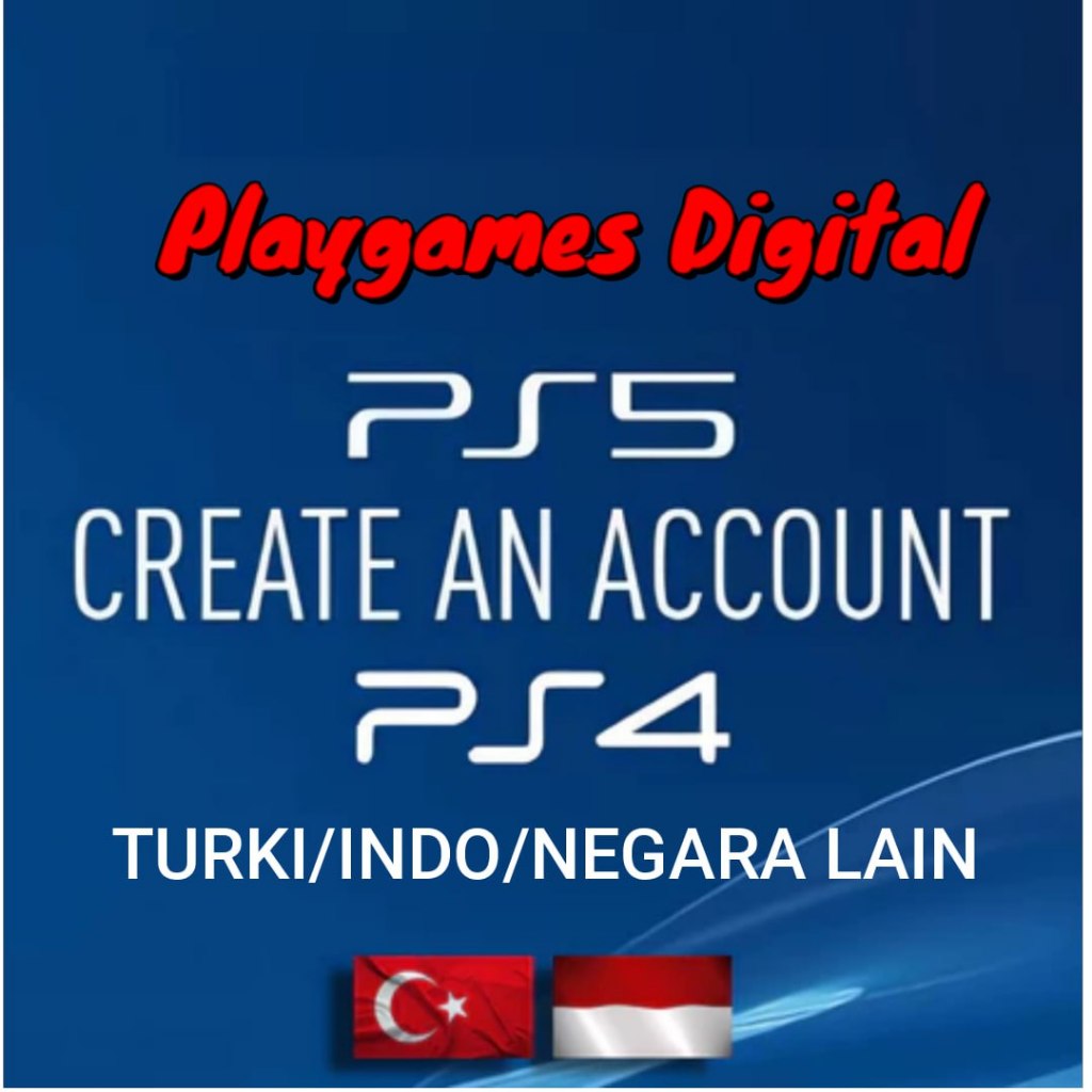 AKUN PS4 PS5 Region TURKEY TURKI / US / INDO / NEGARA LAIN