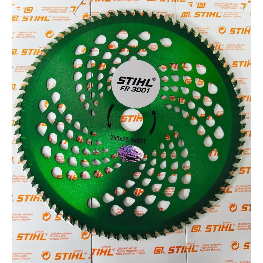 FR3001/BG328-pisau 80 mata potong rumput asli bulat merk STIHL