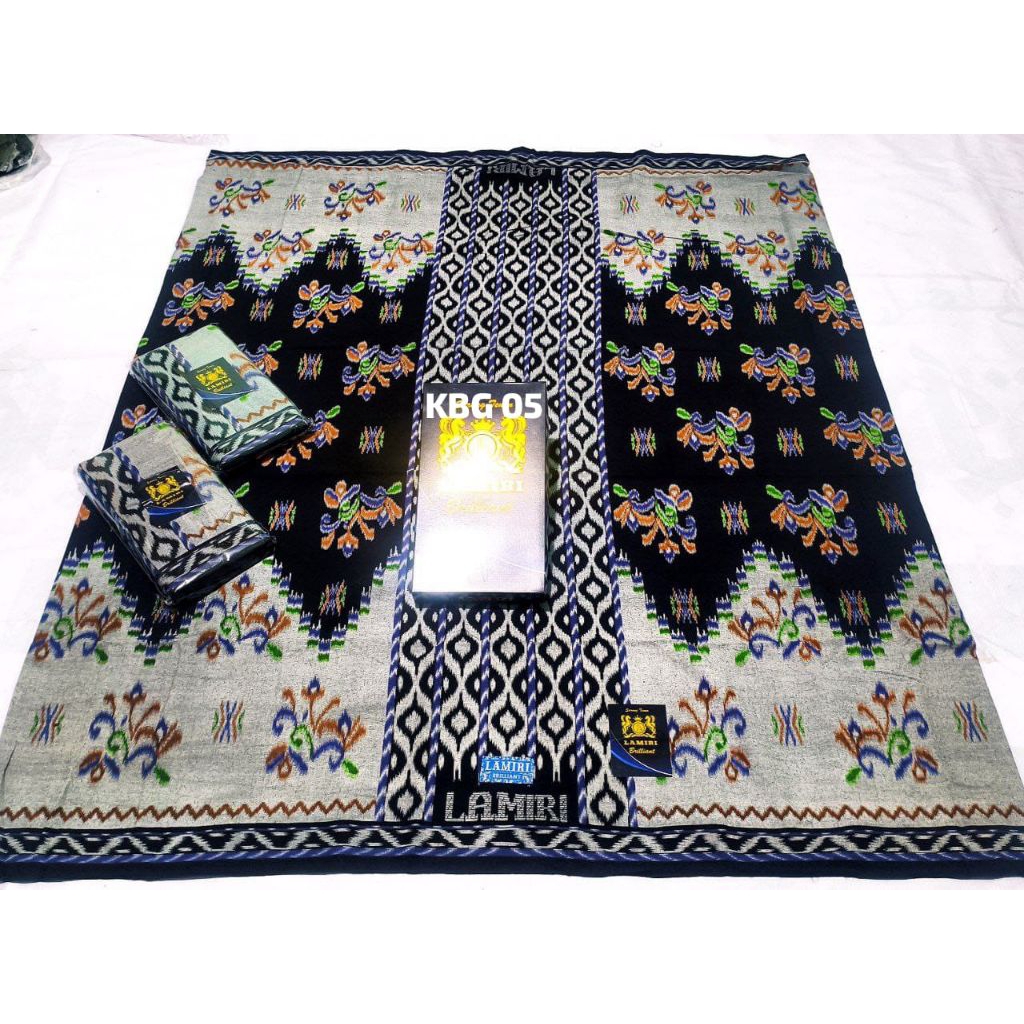 SARUNG LAMIRI BERLIAN GOLD ORIGINAL,MOTIF KBG(KEMBANG)/MST.TERMURAH