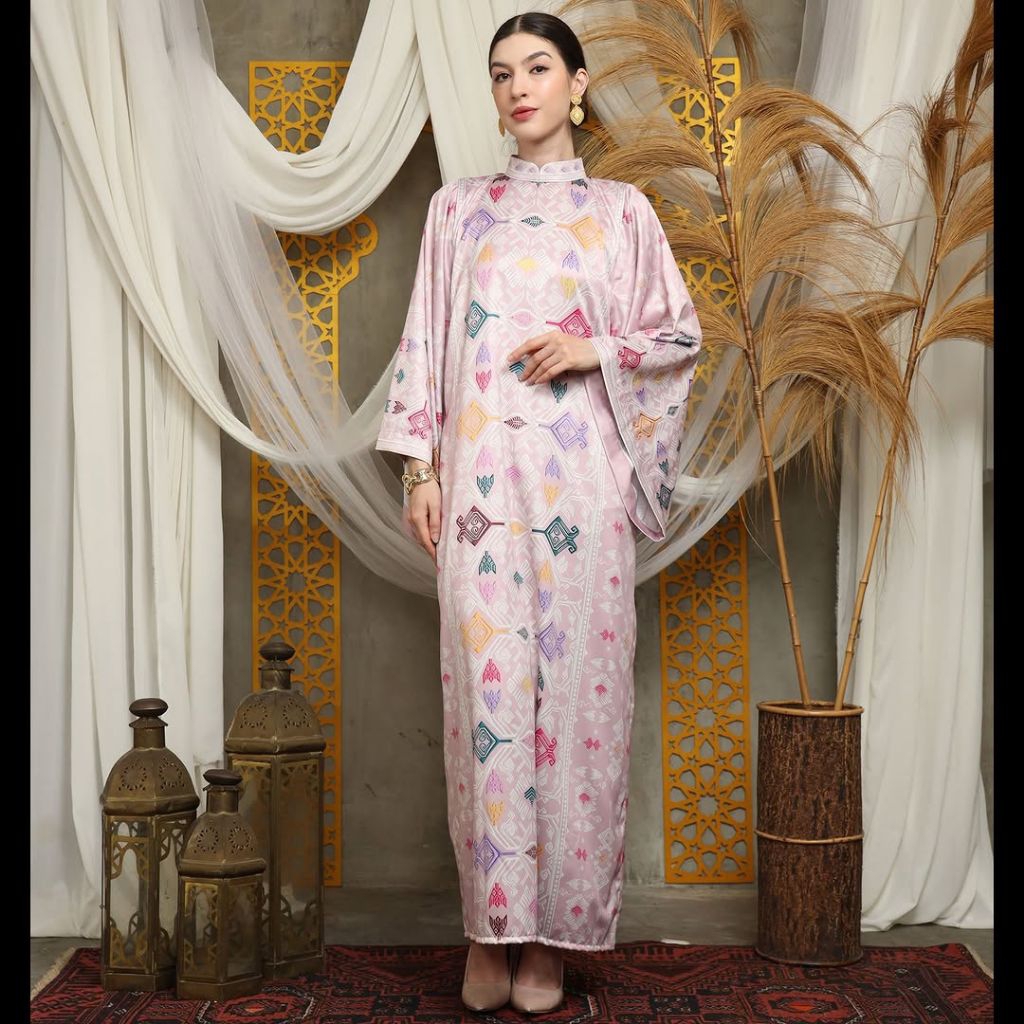 Kaftan Pink | Kaftan Merah Muda | Kaftan Modern | Kaftan Jumbo | Long Kaftan | Dress Pink | Dress Me