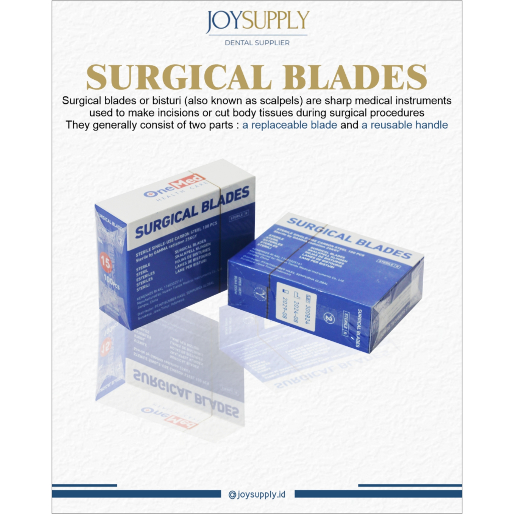 Surgical Blade Onemed | Bisturi | Pisau Bedah Onemed | Pisau Operasi OneMed