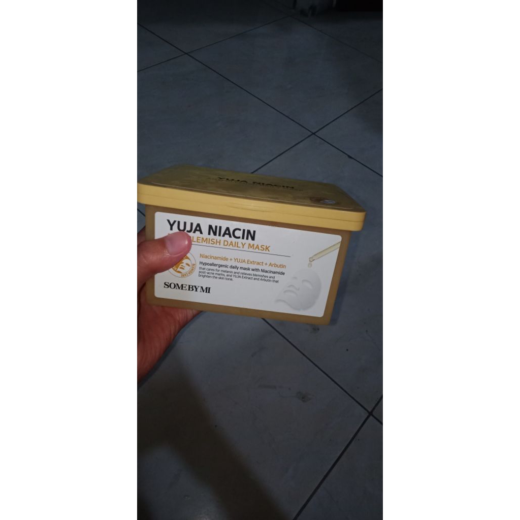 preloved wts Sheetmask yuja niacin Niacinamide somebymi