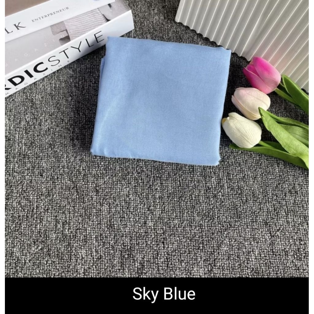 hijab paris jadul varisha warna ice blue