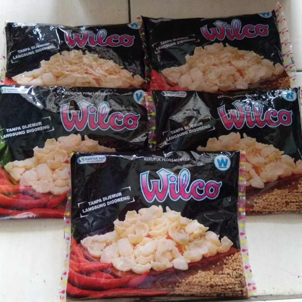 5 PCS KERUPUK WILCO MENTAH || KRUPUK WILCO ENAK DAN GURIH ||