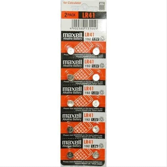 Baterai MAXELL LR41 ORIGINAL / BATRE AG3 / BATTERY jam LR 41 / AG 3