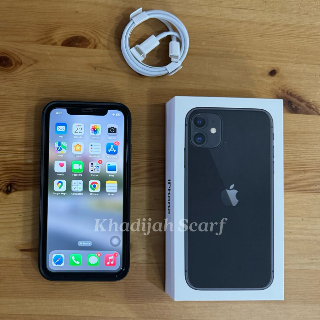 Apple Iphone 11 BLACK 128GB Original Resmi
