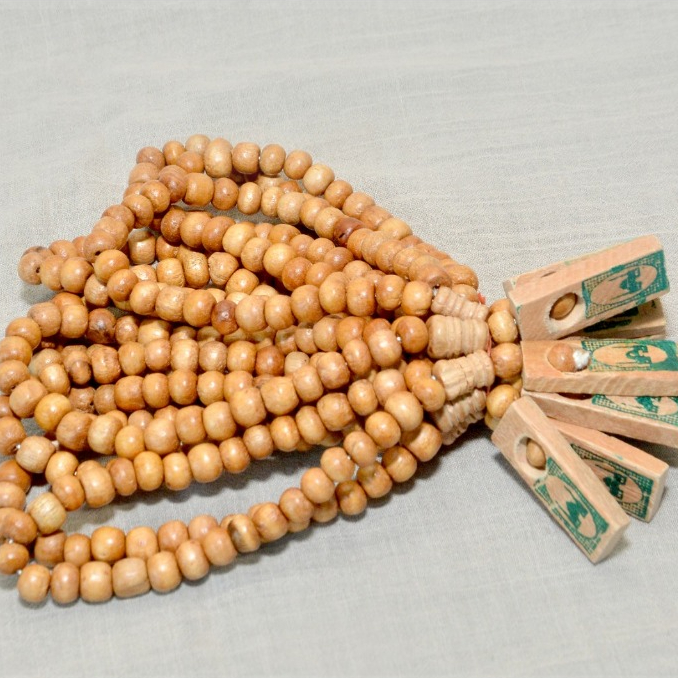 [1ikat/10pcs] Tasbih kayu Stigi 33, Harga Grosir 1 ikat isi 10pcs