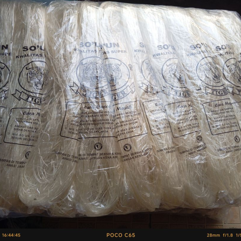 Mie Soun Asli Klaten Putih Pati Aren Kenyal