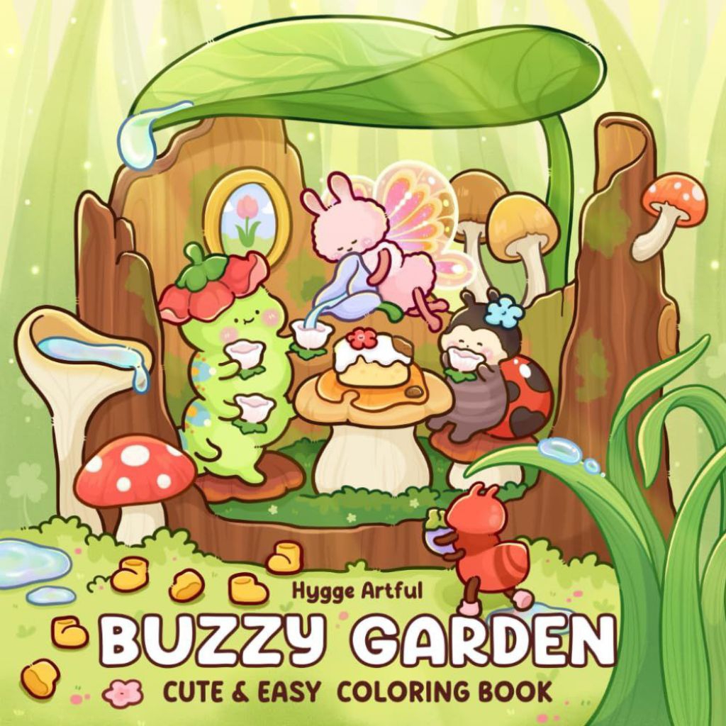 Buzzy Garden Coloring Book
