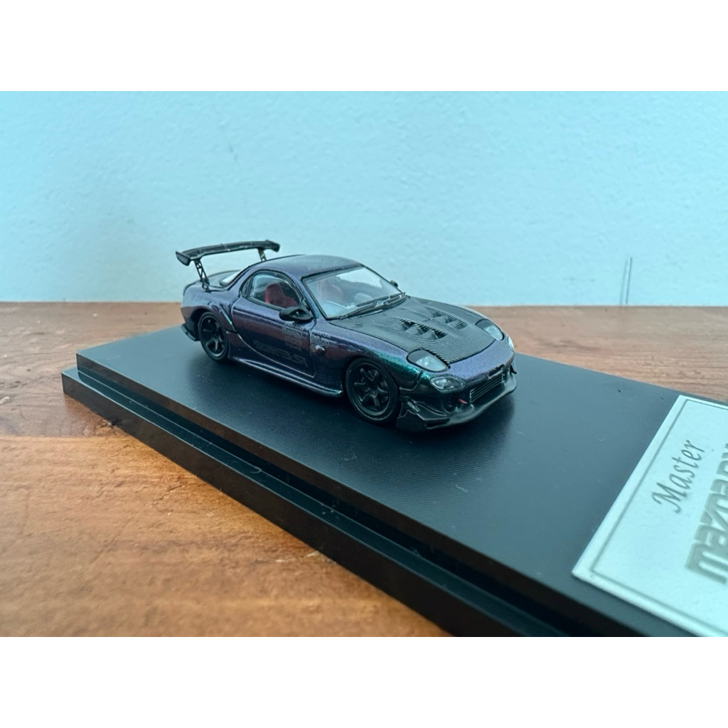 MASTER MAZDA RX7  BLACK GREEN (RARE)