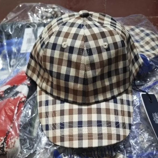 Aquascutum iconic Baseball Caps topi 100% originals
