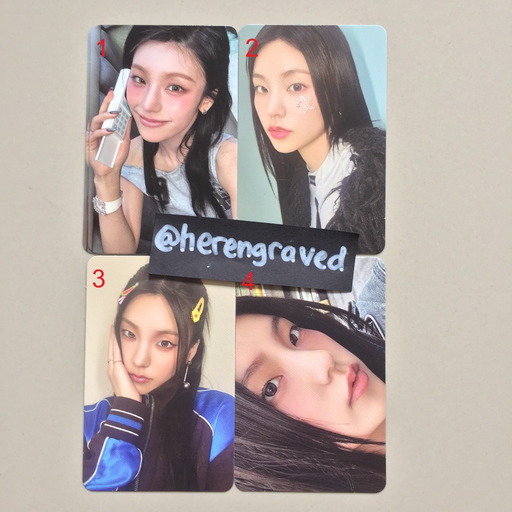 (Ready Stock) Photocard Official ITZY Yeji