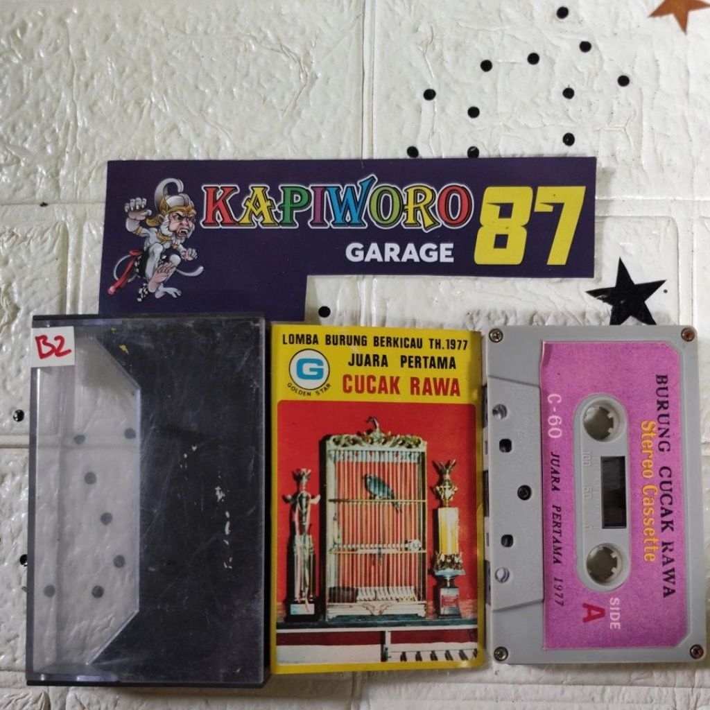 KASET PITA,,,LOMBA BURUNG BERKICAU TH. 1977 JUARA PERTAMA CUCAK RAWA