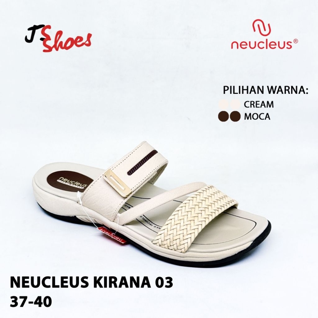 NEUCLEUS KIRANA 03 - SANDAL SLOP CASUAL WANITA DEWASA MERK NEUCLEUS ORIGINAL