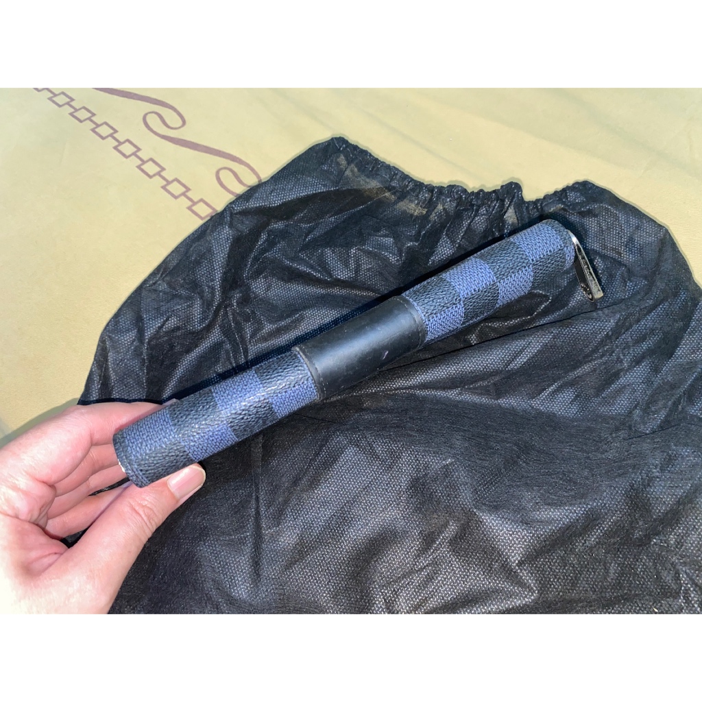 dompet wallet brand LV Louis vuitton damier black blue istimewa LIKE NEW