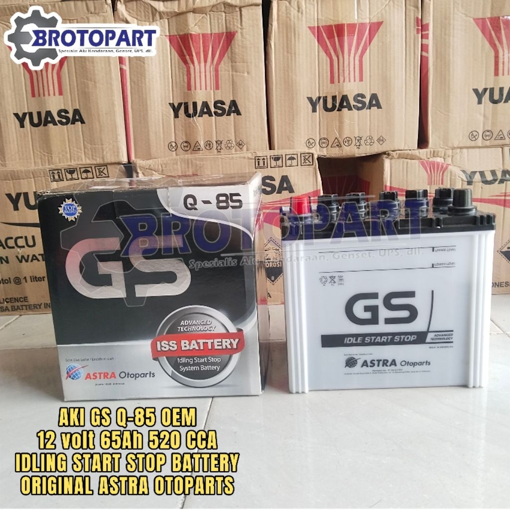 Aki Mobil GS ASTRA Q85 Q-85 OEM ISS Mazda Biante, CX5, Mazda 2 Skyactiv