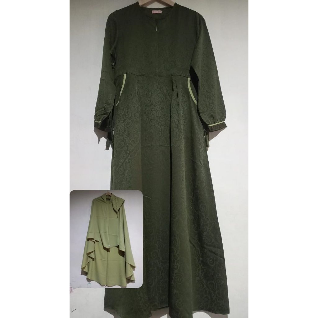 Preloved Gamis Set free Cadar by Aleshasyari