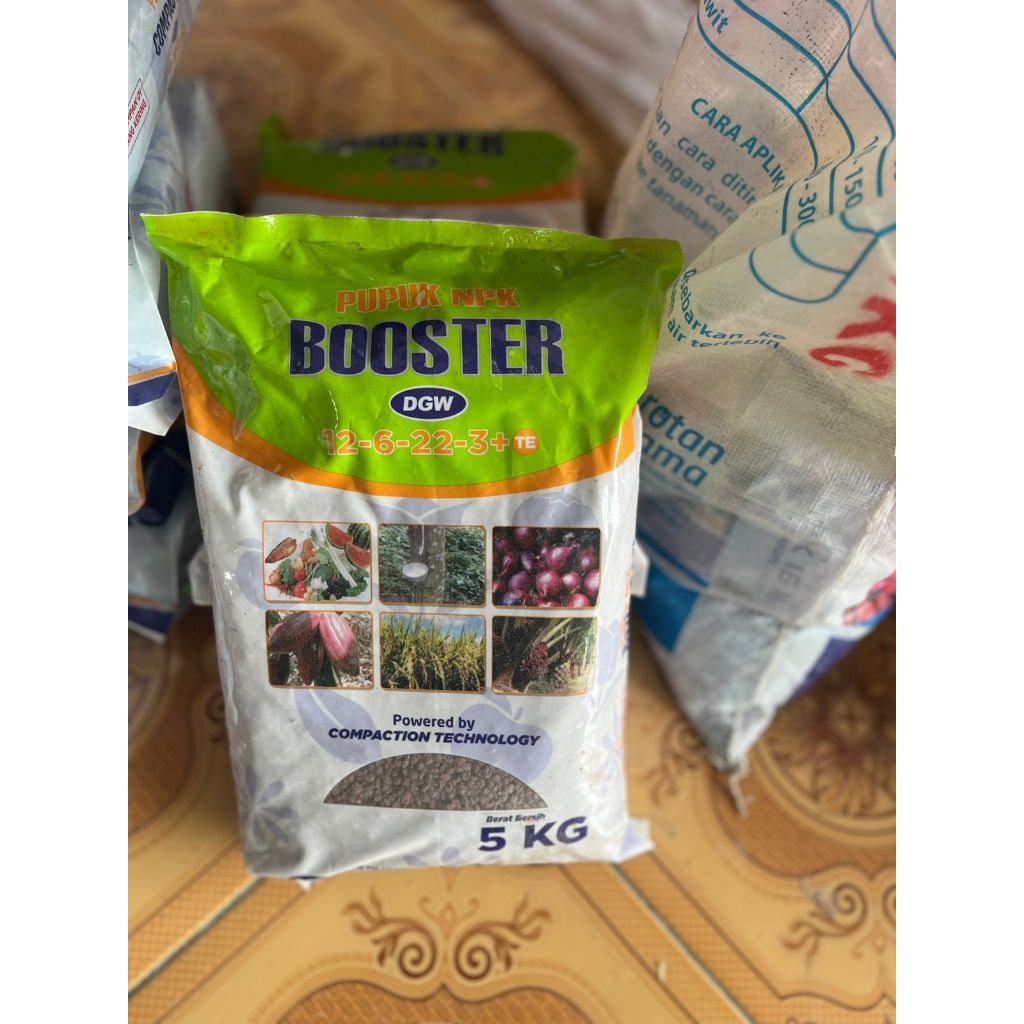 Booster 12 6 3 5kg Pupuk NPK DGW Meningkatkan Bobot Buah Tahan Terhadap Penyakit DGW