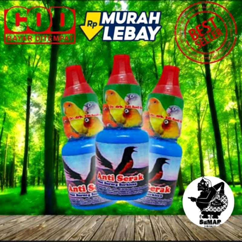 Anti Serak Obat Burung Berkicau Dr. Edi - Mengatasi Serak, Batuk, dan Gangguan Pernafasan