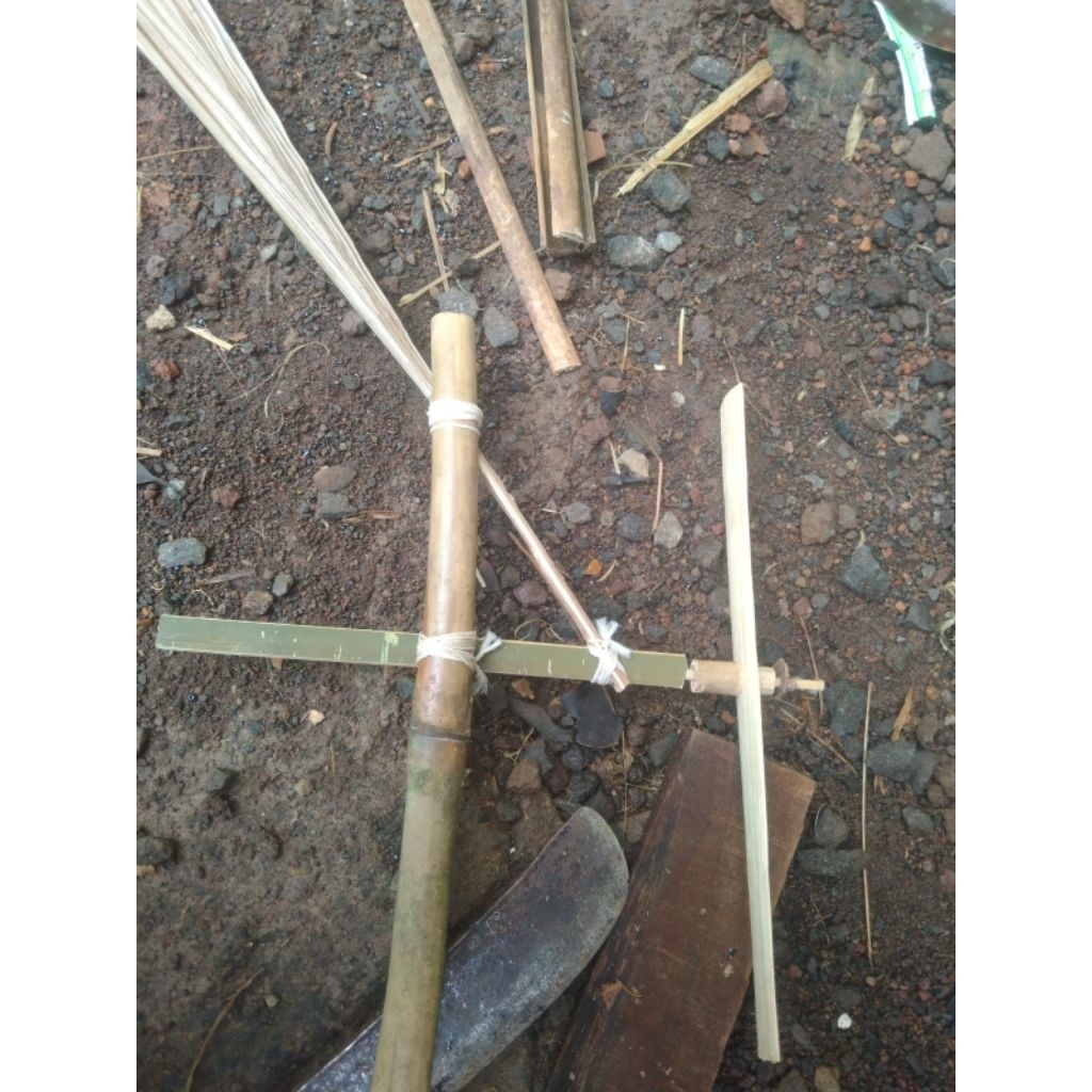 Baling baling bambu mini/kitiran/kincir angin