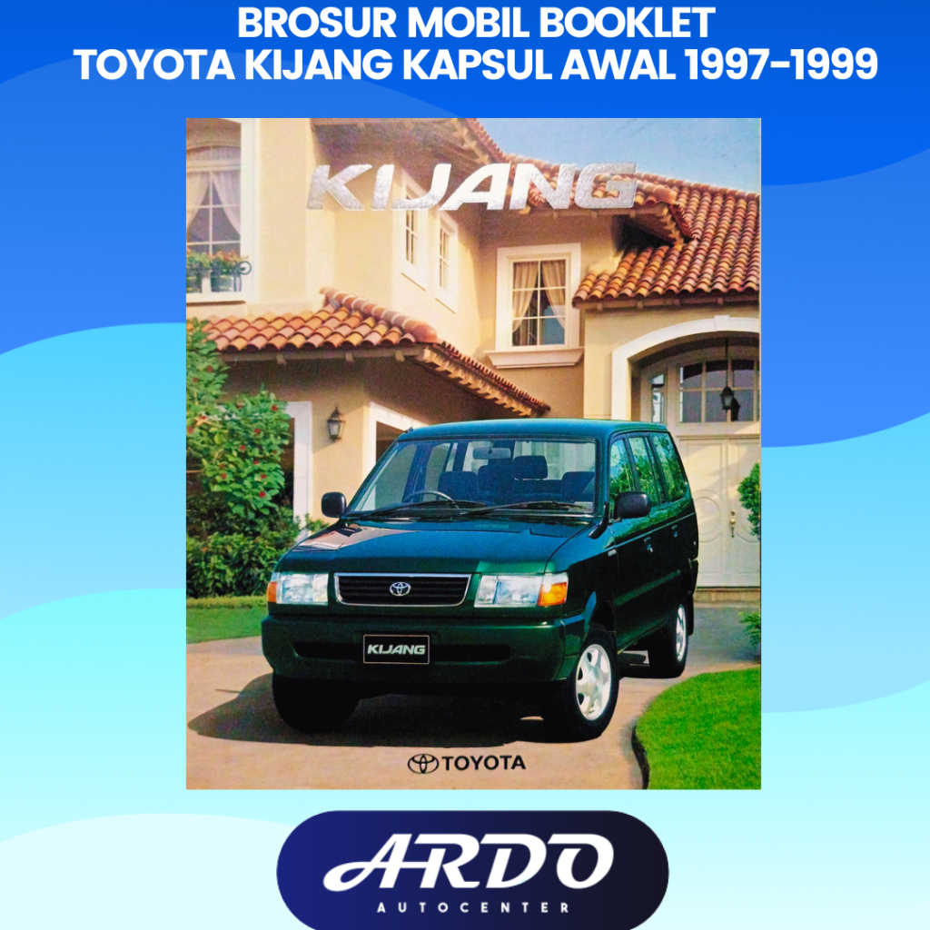 Brosur katalog mobil Toyota Kijang Kapsul Generasi Awal 1997-1999 Versi Booklet atau Versi Buku