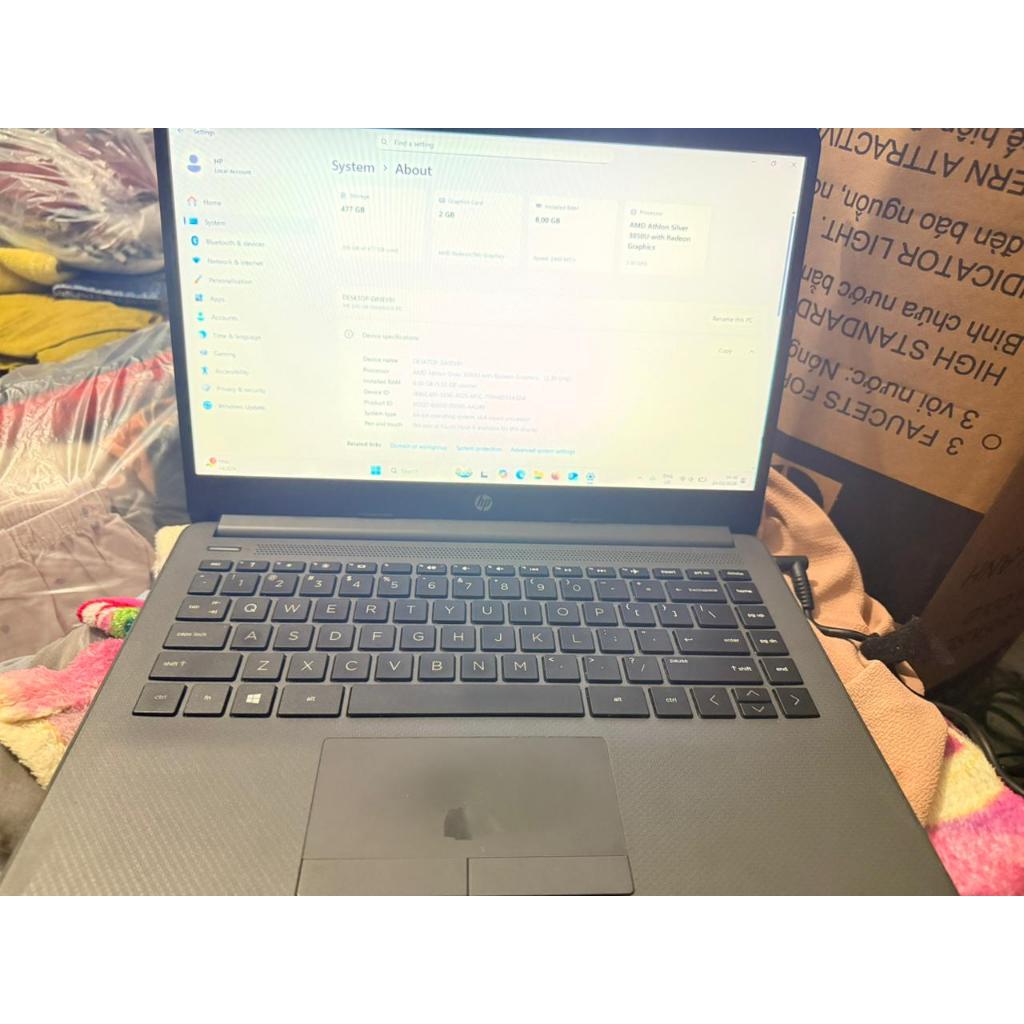 Laptop HP 245 G7 8GB 512GB seken 90% Fisik